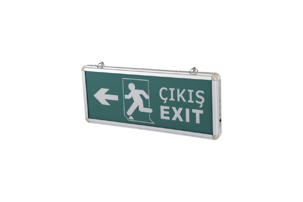 Cata 3W Exıt Çıkış Armatürü Ledli 3 Saat Akülü CT-9170