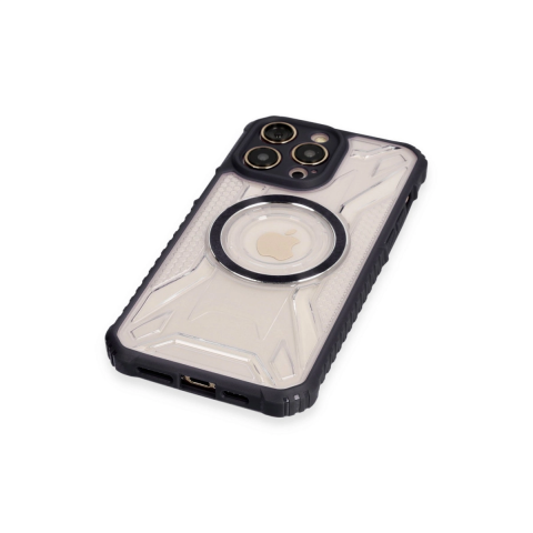 Apple İphone 13 Pro Kılıf Prag Magneticsafe Kapak - Siyah