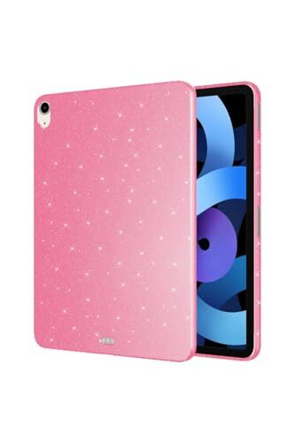iPad 10.9 2022 (10.Nesil) simli parlak görünümlü Sbt tablet koton kılıf, derin mor