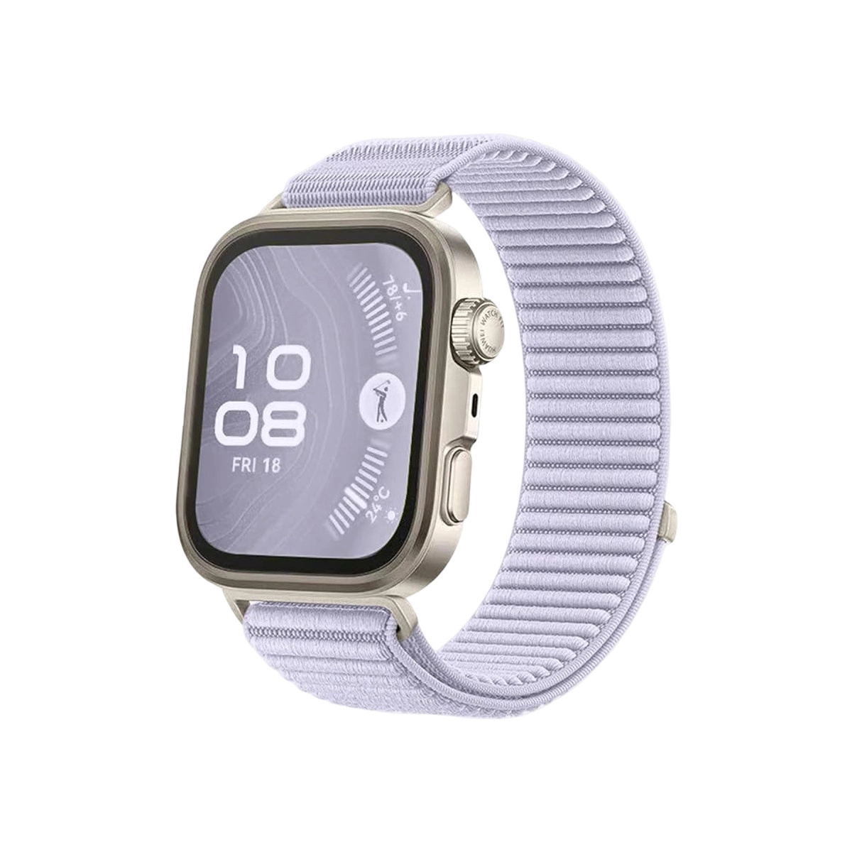 Huawei Fit 4 Braid Kordon (SAAT DEĞİLDİR) - Lila