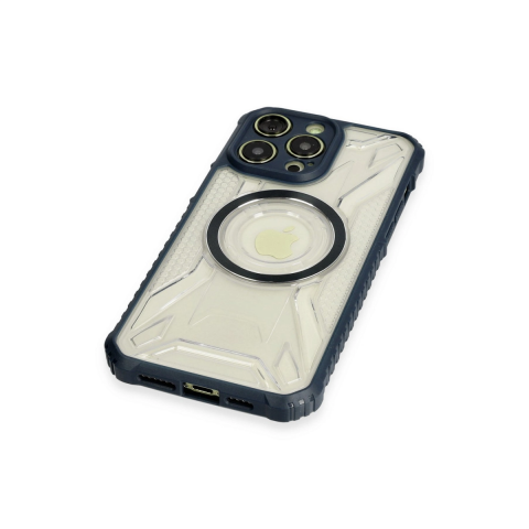 Apple İphone 13 Pro Kılıf Prag Magneticsafe Kapak - Lacivert