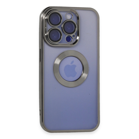 Apple İphone 15 Pro Kılıf Slot Silikon - Titan Gri