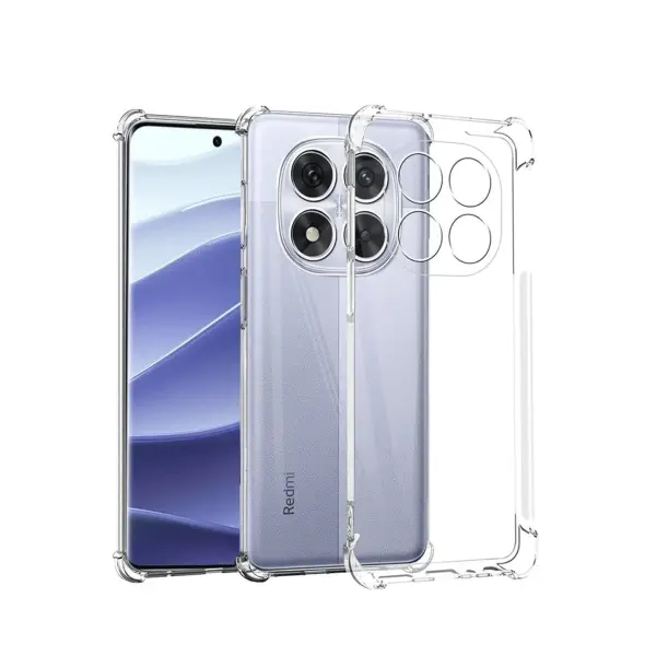 Xiaomi Redmi Note 14 Pro 5G Kılıf Lüx Şeffaf Silikon