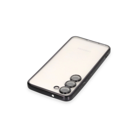 Samsung Galaxy S23 Plus Kılıf Razer Lensli Silikon - Siyah