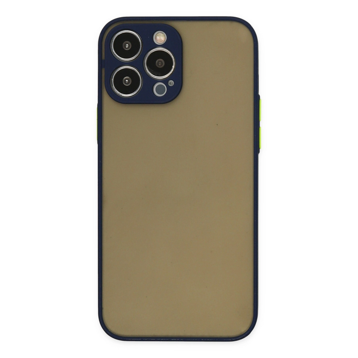 Apple İphone 15 Pro Kılıf Montreal Silikon Kapak - Lacivert
