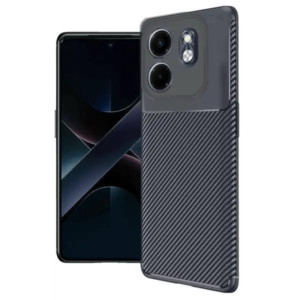 İnfinix Hot 50i 4G Auto Focus Karbon Kapak - Lacivert