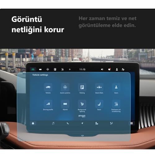 Skoda Superb 13 İnç ile Uyumlu Ekran Koruyucu Multimedya Navigasyon