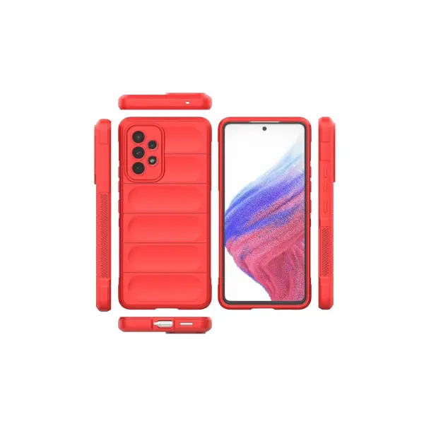 Samsung Galaxy A53 5G Kılıf Optimum Silikon - Kırmızı