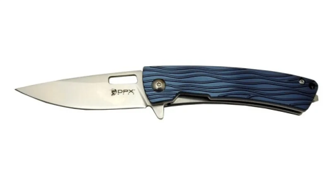 Dpx Gear Aculus F004 Bl Mavi  Kurtarma / Kamp Çakı 18cm - Yarı Otomatik, Cam Kırma Aparatlı, Kemerlikli, Kutulu