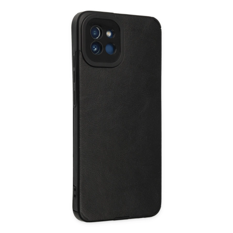 Samsung Galaxy A03 Kılıf Loop Deri Silikon - Siyah