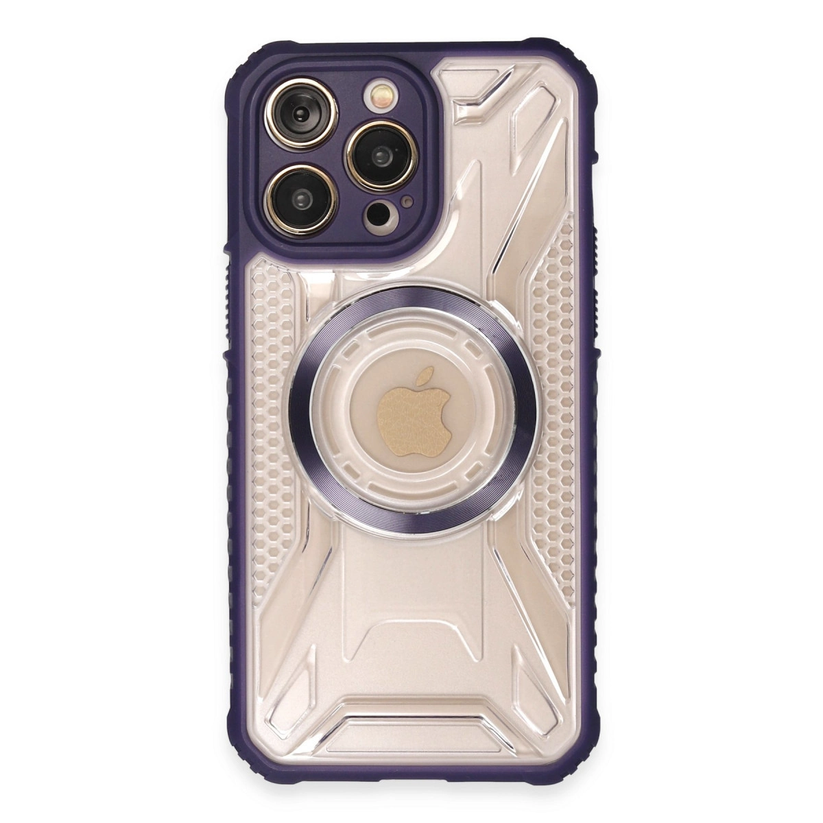 Apple İphone 13 Pro Kılıf Prag Magneticsafe Kapak - Derin Mor
