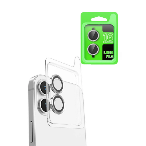 Apple İphone 16 Raze Metal Kamera Lens - Beyaz