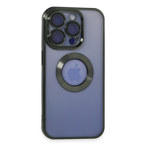 Apple İphone 15 Pro Max Kılıf Slot Silikon - Köknar Yeşili