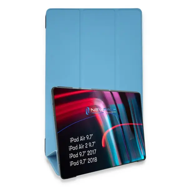 Apple iPad 5 Air 9.7 Kılıf Tablet Smart Kılıf - Mavi