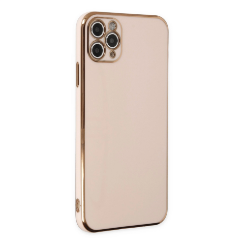 Apple İphone 11 Pro Max Kılıf Volet Silikon - Pembe