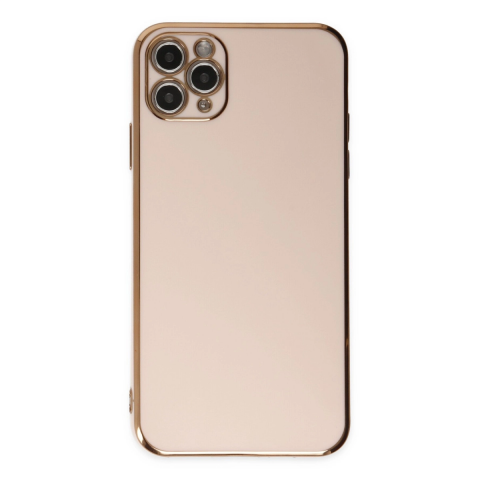 Apple İphone 11 Pro Max Kılıf Volet Silikon - Pembe