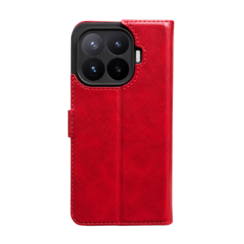 Xiaomi Mi 17t Pro Trend S Plus Kapaklı Kılıf - Kırmızı