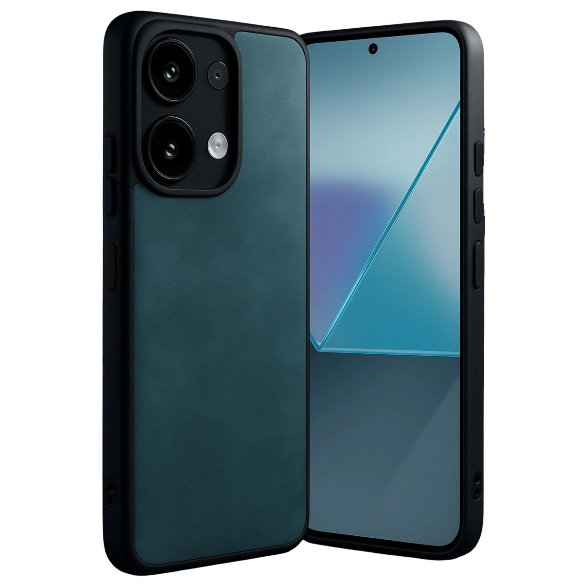 Xiaomi Redmi Note 13 Pro 4g Kılıf Aras Deri Kapak - Koyu Yeşil