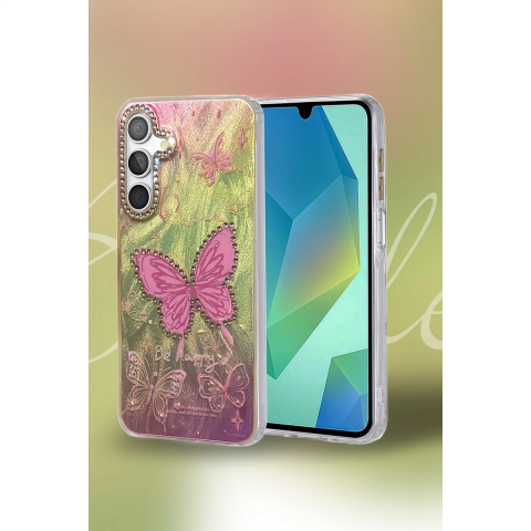 Samsung Galaxy A15 4g Kılıf Blade Aynalı Desenli Kapak - Desen 3