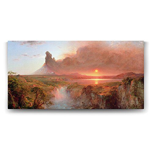 Frederic Edwin Church Cotopaxi Tablosu - 140x70 cm
