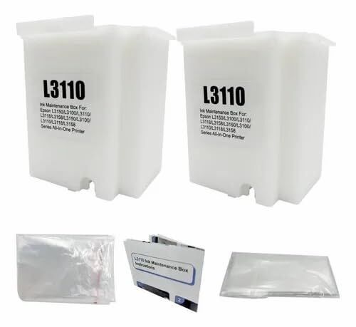 Epson 103 L3251 ile Uyumlu Süngerli Atık Mürekkep Tankı Atık Kutusu Waste Ink Pad 2 Adet