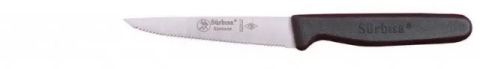 61004lz - Sürmene Lazerli, Tırtıklı Sebze Bıçağı 9,5cm