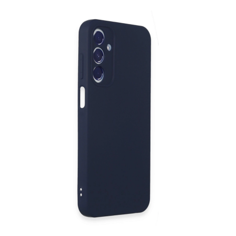 Samsung Galaxy A55 5g Kılıf First Silikon - Lacivert