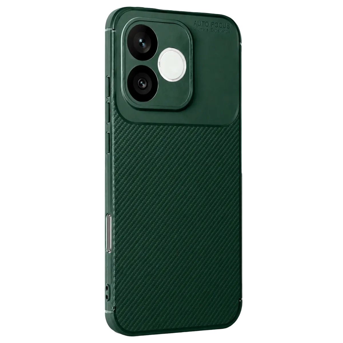Huawei Honor 600 Lite Auto Focus Karbon Kapak - Koyu Yeşil