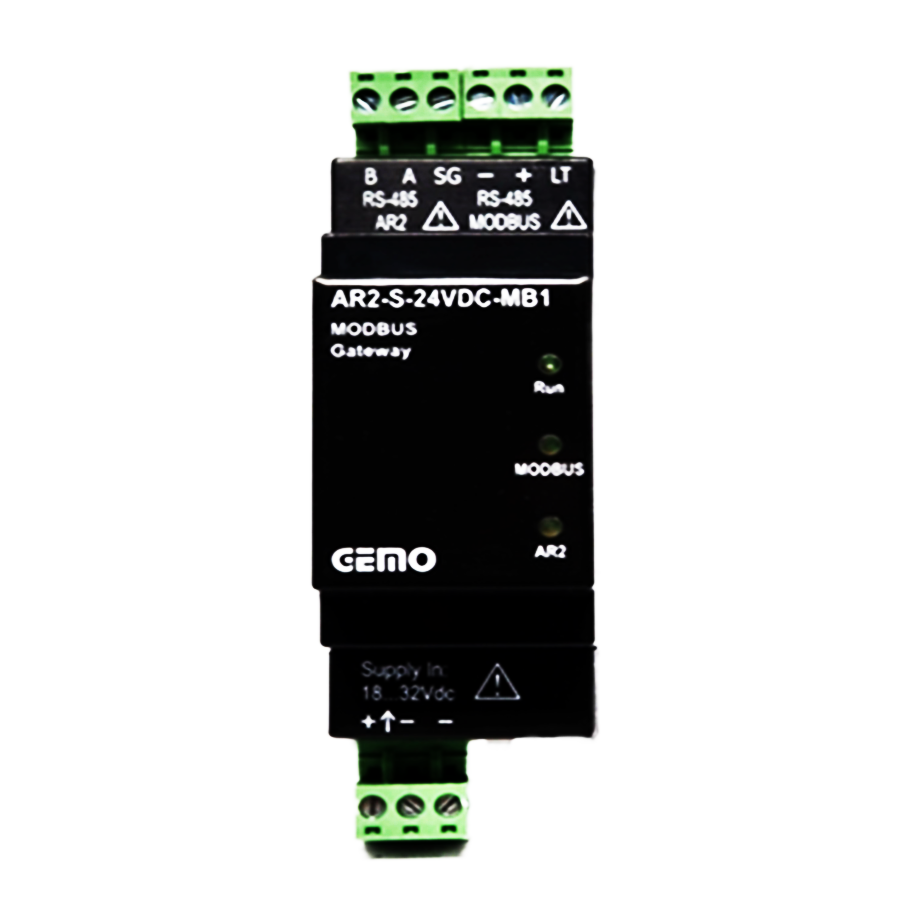 Gemo AR2-S-24VDC-MB1 Plc Ağ Geçidi MODBUS