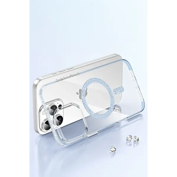 Joko Apple iPhone 14 Pro Max Move Taşlı Magsafe Kapak - Siyah