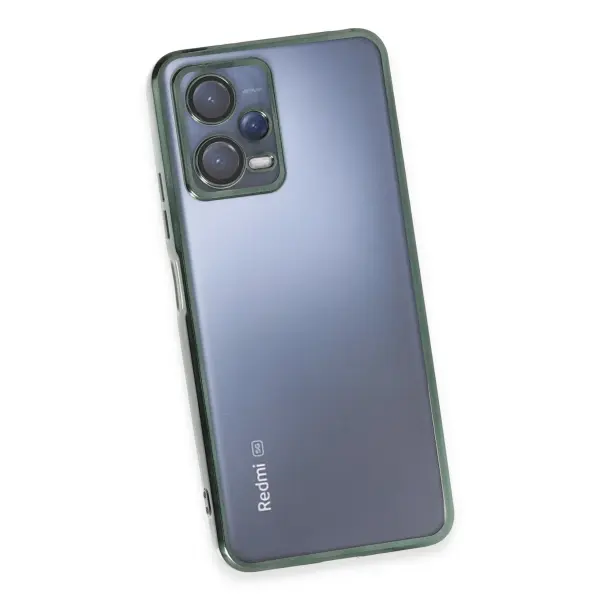 Xiaomi Redmi Note 12 5G Kılıf Razer Lensli Silikon - Yeşil