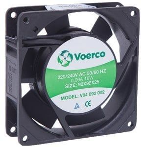 Çetinkaya V04 092 002 Fan 92*92*25 Bilezikli 220 Vac 57 M3/H