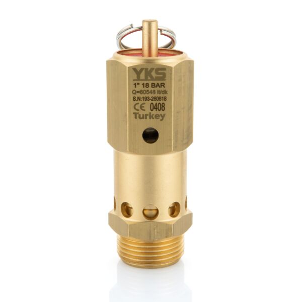 Yks 1/4'' 3 Bar Standart Basınçlı Emniyet Ventili