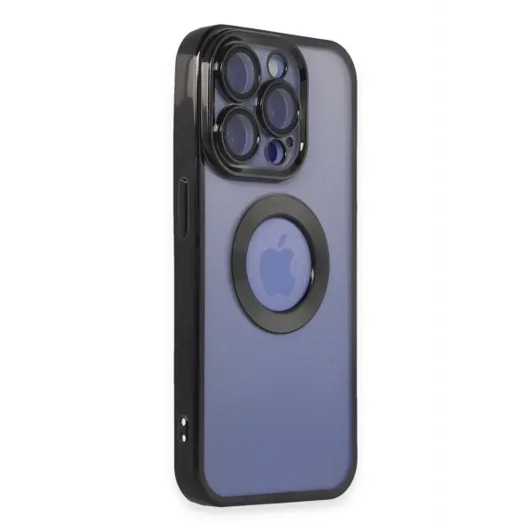 Apple iPhone 15 Pro Kılıf Slot Silikon - Siyah