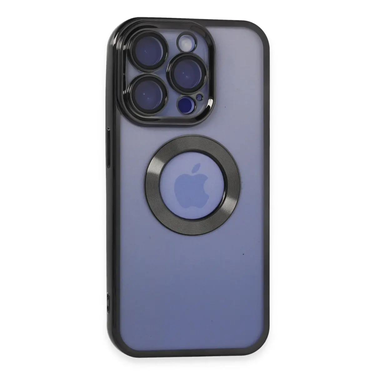 Apple iPhone 15 Pro Kılıf Slot Silikon - Siyah