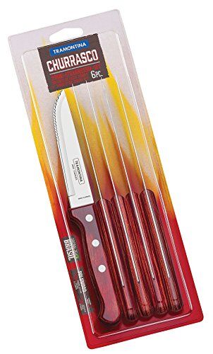 Churrasco 21413/675 Jumbo Biftek-Steak Bıçağı, 6'lı Blister, Standart
