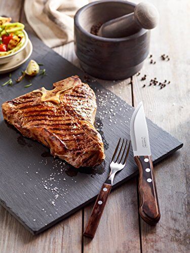 Churrasco 21413/675 Jumbo Biftek-Steak Bıçağı, 6'lı Blister, Standart
