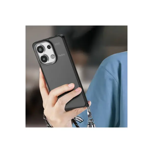 Xiaomi Redmi Note 13 Pro 4G Kılıf Elegant Kapak - Siyah