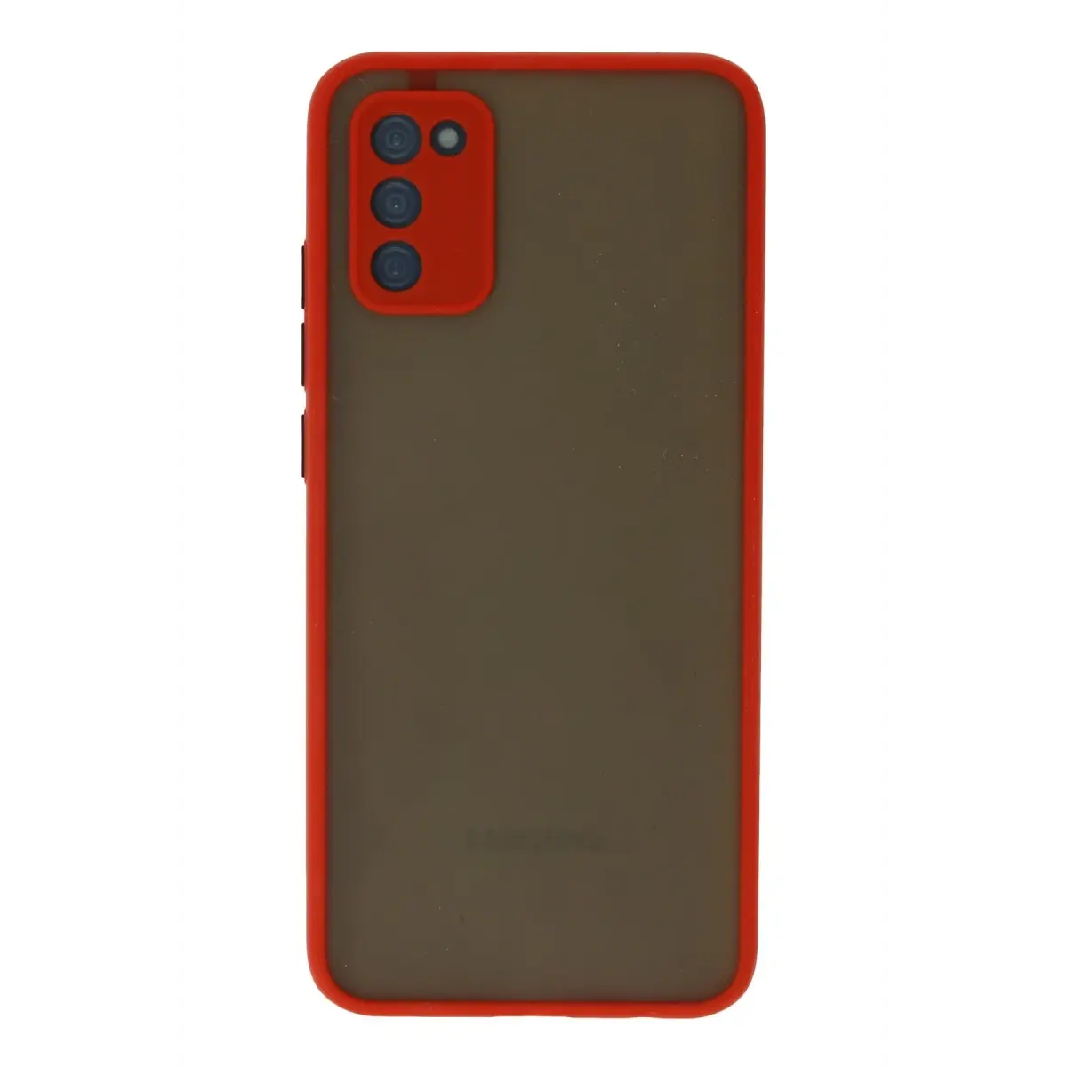 Samsung Galaxy A03S Kılıf Montreal Silikon Kapak - Kırmızı