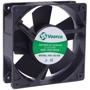 Çetinkaya V04 120 007 Fan 120*120*38 Rulmanlı 110V 192 M3/H