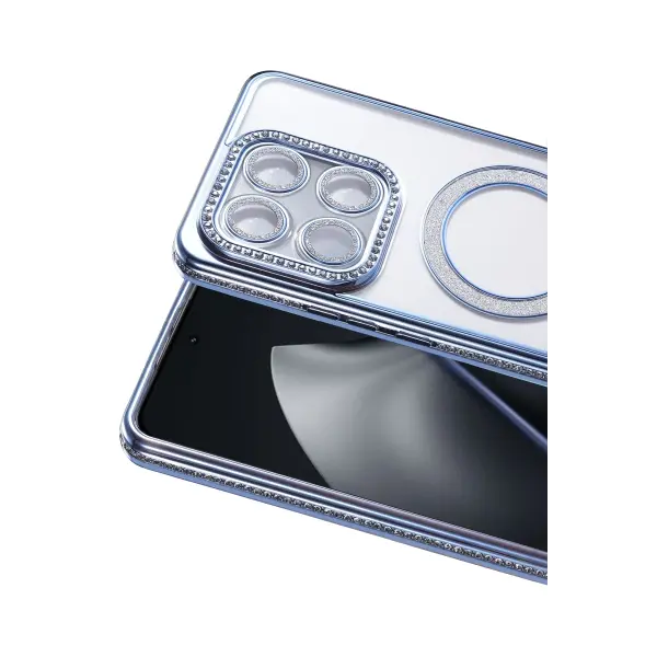 Xiaomi Mi 15T Pro Joke Simli Magneticsafe Kılıf - Mavi