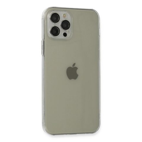 Apple İphone 12 Pro Max Kılıf Fly Lens Silikon - Şeffaf