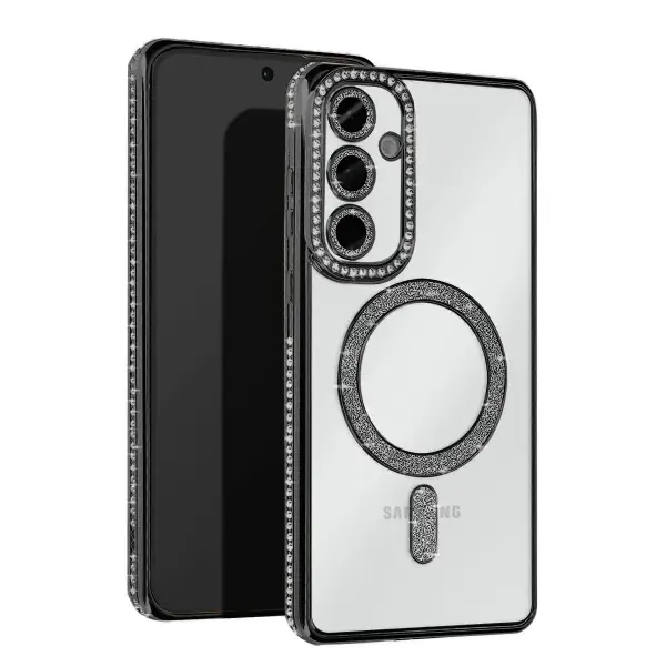 Samsung Galaxy A26 Joke Simli Magneticsafe Kılıf - Siyah