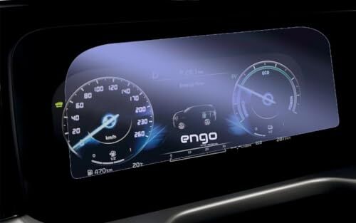 Kia Sorento Supervision dijital gösterge 12.3 İnç uyumlu şeffaf parlak çizilmez ekran koruyucu