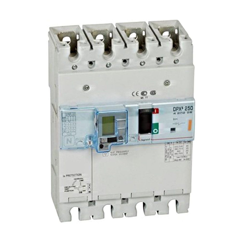 Legrand 420385 DPX³250 Kompakt Şalter 4P 100A 50kA Elektronik Kaçak Akım Korumalı