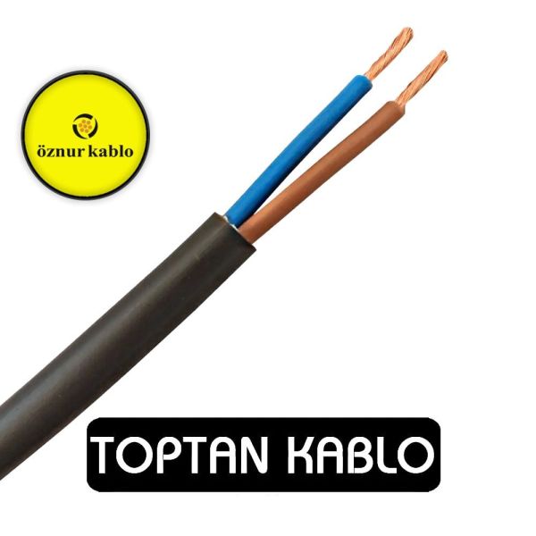 Öznur Kablo 2x1,5 mm TTR H05VV-F NYMHY 300/500 V 100 Metre