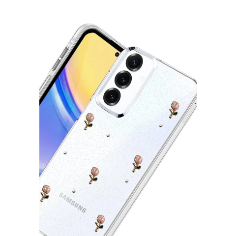 Samsung Galaxy S25 Fiyonk Desenli Kapak - Desen 6