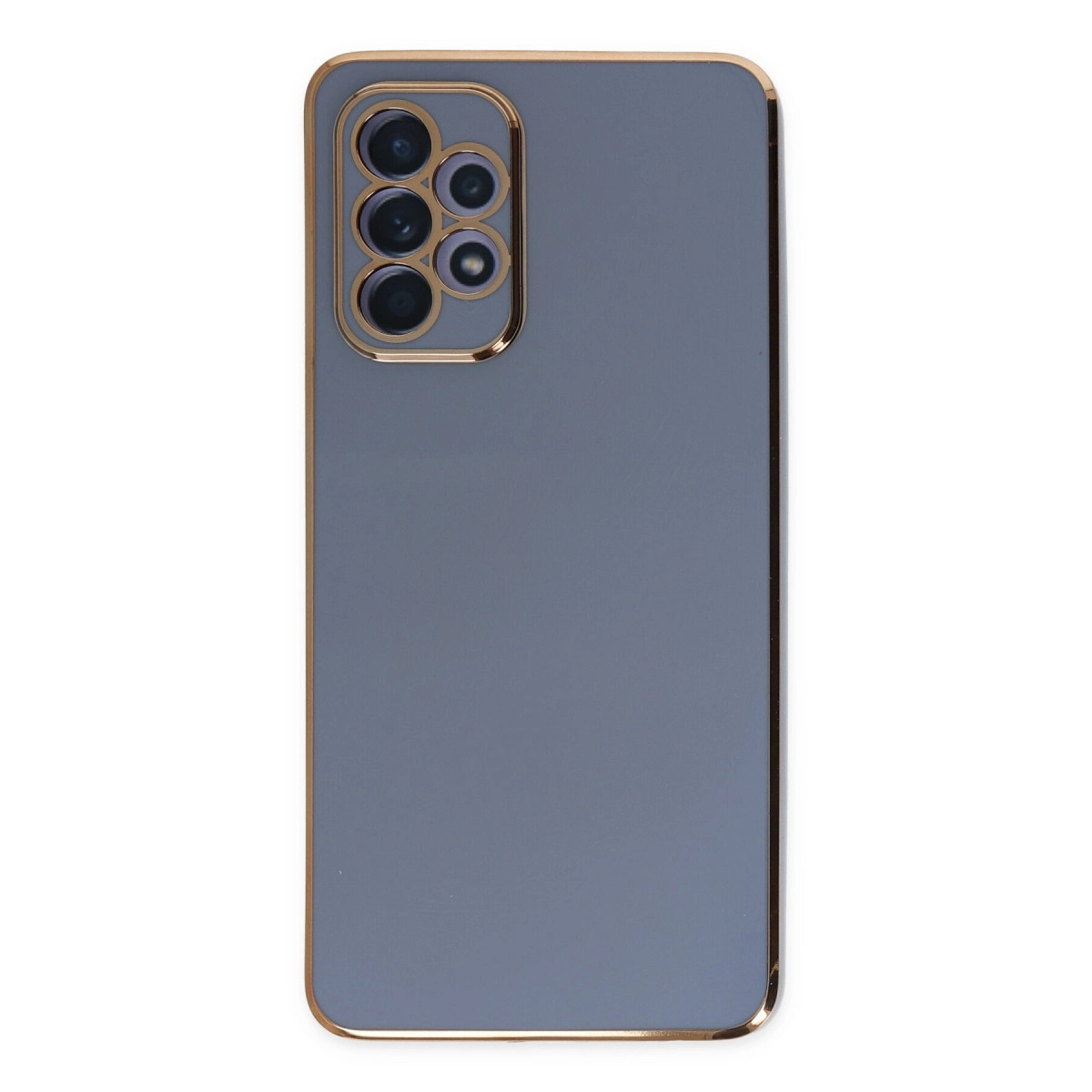 Samsung Galaxy A52 Kılıf Volet Silikon - Mavi