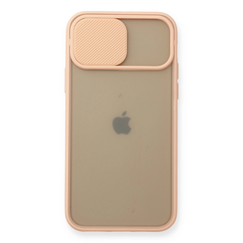 Apple İphone 11 Pro Kılıf Palm Buzlu Kamera Sürgülü Silikon - Pembe