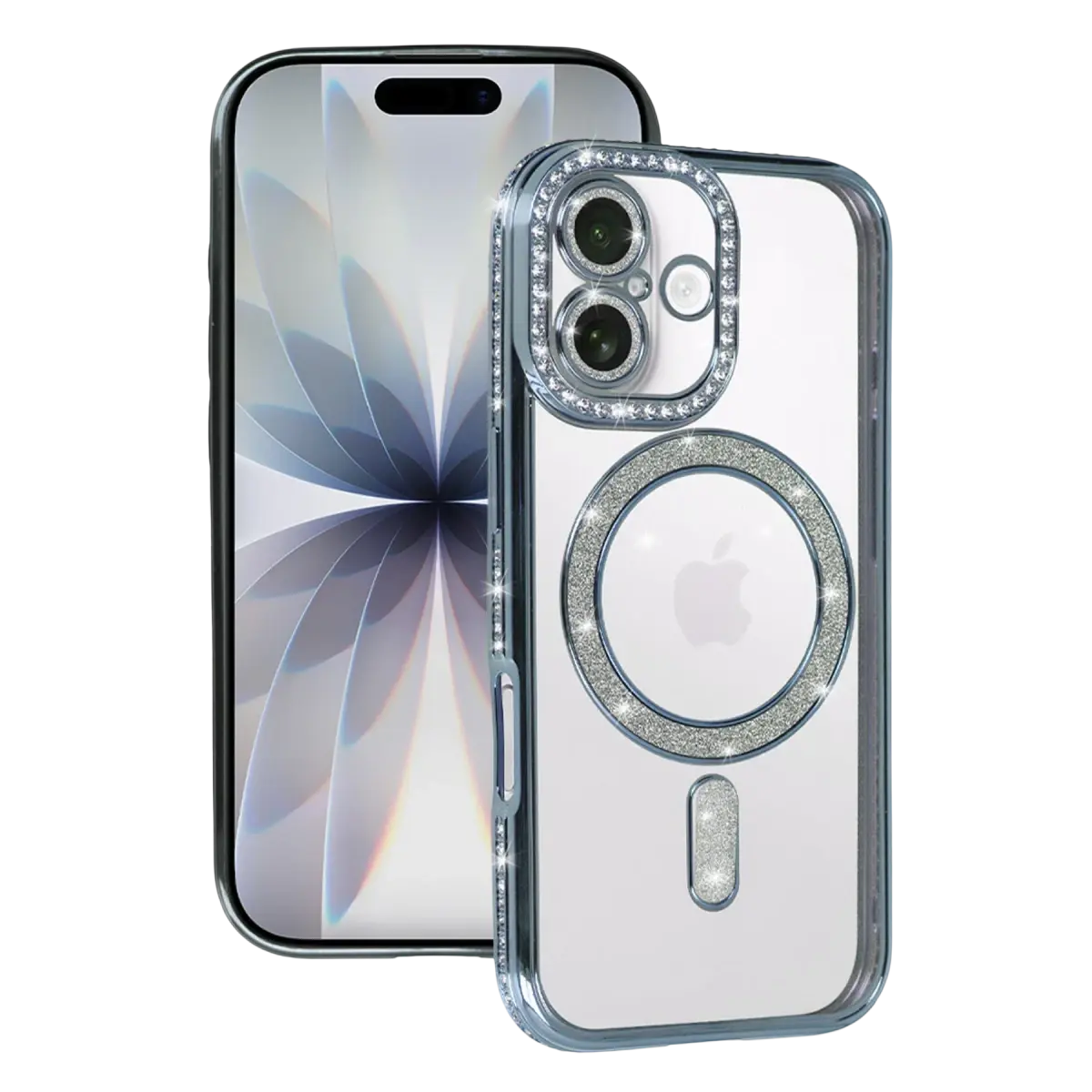 Apple iPhone 17 Joke Simli Magneticsafe Kılıf - Mavi